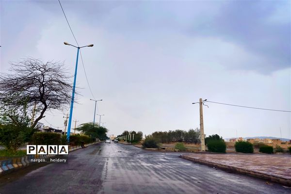 نخستین بارش پاییزی در امیدیه