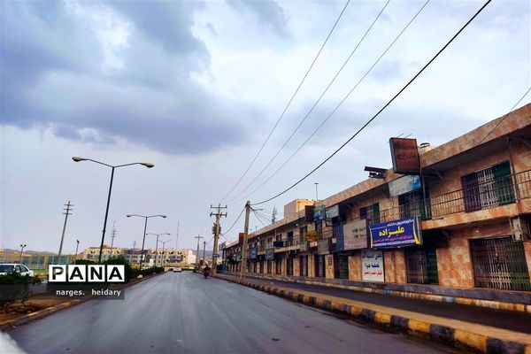 نخستین بارش پاییزی در امیدیه