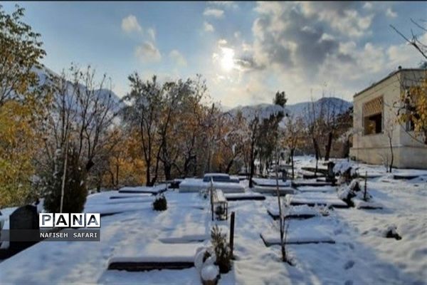 برف در  روستای انجیله