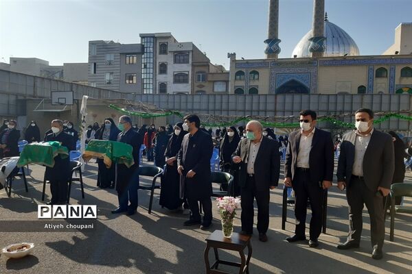 برگزاری مراسم میلاد حضرت عبدالعظیم حسنی (ع) در دبیرستان بعثت منطقه ۱۴