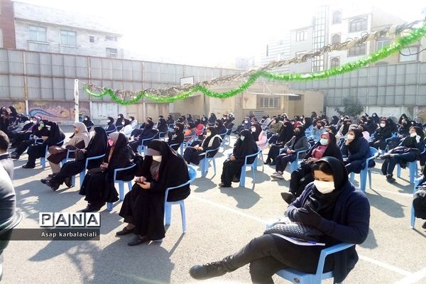 برگزاری مراسم میلاد حضرت عبدالعظیم حسنی (ع) در دبیرستان بعثت منطقه ۱۴