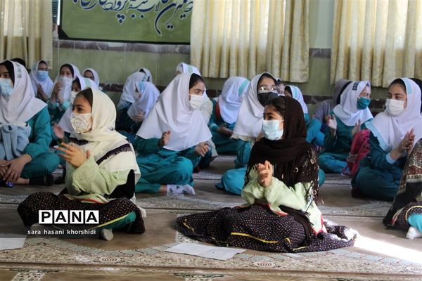 مراسم هفته ملی مازندران در دبستان تربیت گلوگاه