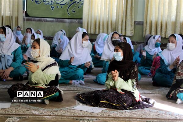مراسم هفته ملی مازندران در دبستان تربیت گلوگاه