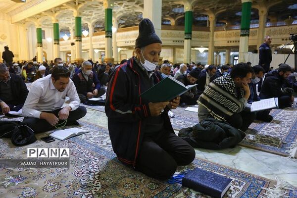 وداع با پیکر شهید فاطمه اسدی در حرم حضرت معصومه و مسجد جمکران