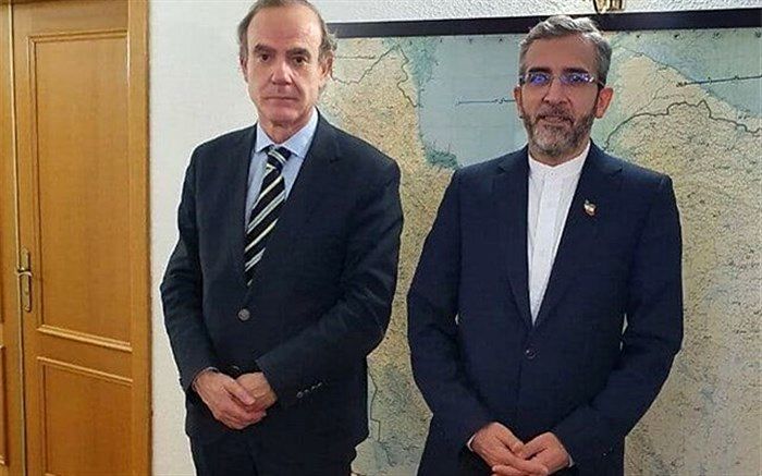 «مورا» و «باقری» در مادرید درباره دور جدید مذاکرات وین رایزنی کردند