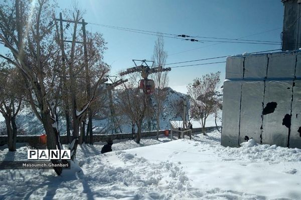 بارش برف درارتفاعات توچال