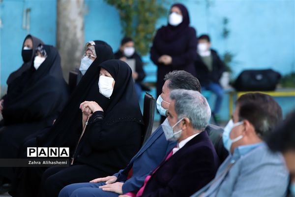 آیین کلنگ‌زنی مدرسه مسلم در منطقه 8 تهران