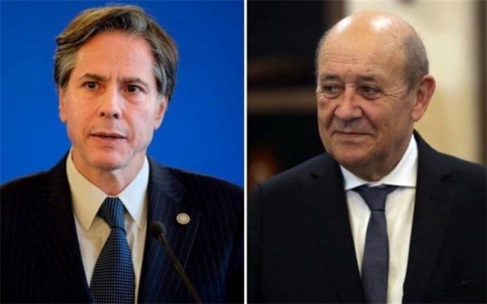 گفت‌وگوی بلینکن و لودریان درباره ایران