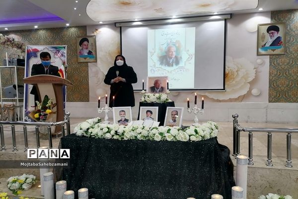 مراسم بزرگداشت خیر مدرسه ساز علی خانی در کاشمر