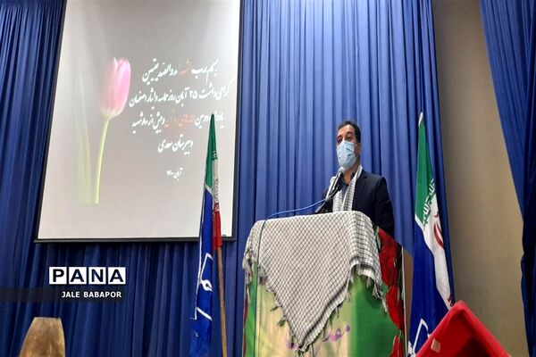 گرامیداشت روز حماسه و ایثار و دومین یادوراه ی طرح لاله های روشن دبیرستان سعدی آموزی و پرورش