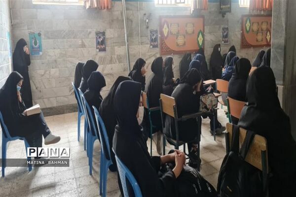 مراسم سالروز وفات کریمه اهل بیت(س) در دبیرستان امامی