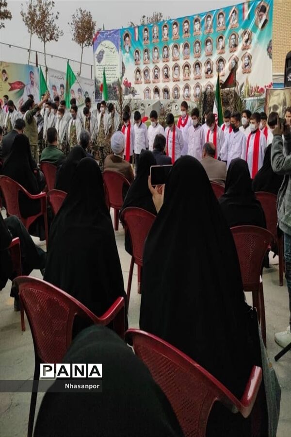 مراسم گرامیداشت روز حماسه و ایثار استان اصفهان در شهرستان فلاورجان