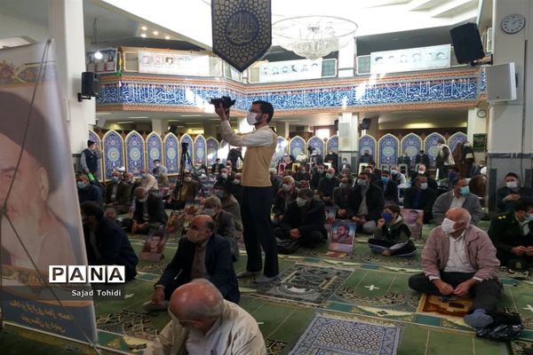 نماز جمعه در مسجد الغدیر پردیس