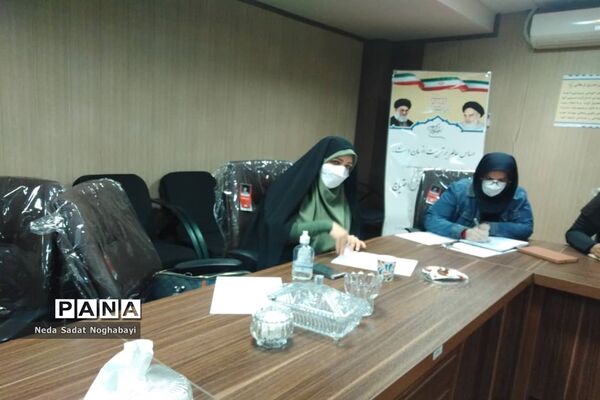 جلسه هماهنگی پایلوت کشوری مانور زلزله در دبیرستان بدری برهانی  منطقه ۸ تهران