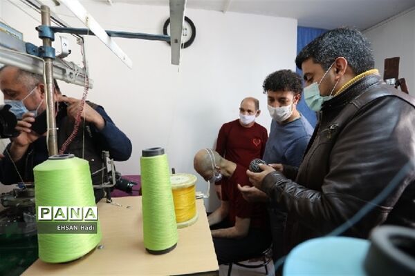 حضور جواد فروغی در آسایشگاه معلولین ذهنی شهید بهشتی مشهد