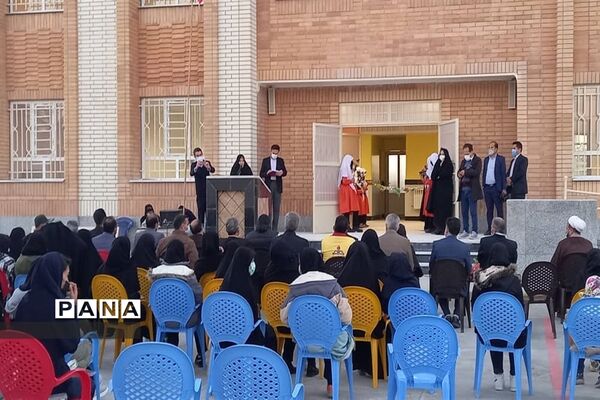 آیین افتتاح مدرسه 9 کلاسه شهرستان جاجرم