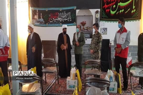 رزمایش نهضت کمک‌های مومنانه به مناسبت هفته بسیج در شهرستان خوسف