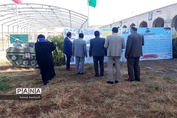 غبارروبی گلزار شهدای جهاد عشایر عرب حمیدیه