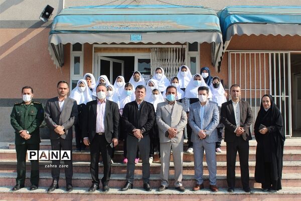آیین بازگشایی حضوری مدارس در محمودآباد