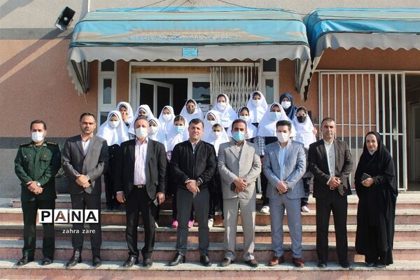 آیین بازگشایی حضوری مدارس در محمودآباد
