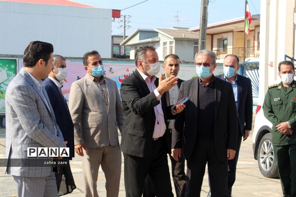 آیین بازگشایی حضوری مدارس در محمودآباد