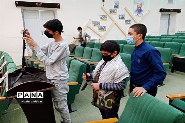 مراسم ویژه هفته بسیج در کانون لقمان کاشمر
