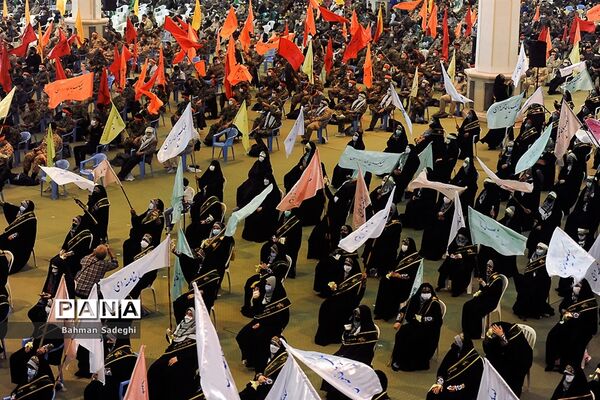 تجمع بزرگ 5 هزار نفری  بسیجیان