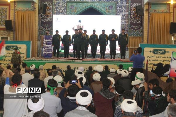 نمایش اقتدار بسیج استان بوشهر