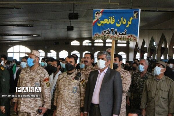 تجمع بزرگ بسیجیان کهگیلویه و بویراحمد همزمان با سراسر کشور