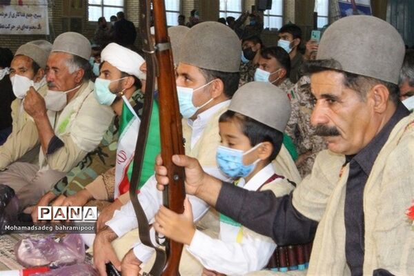 تجمع بزرگ بسیجیان کهگیلویه و بویراحمد همزمان با سراسر کشور