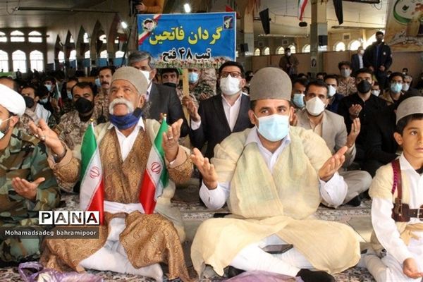 تجمع بزرگ بسیجیان کهگیلویه و بویراحمد همزمان با سراسر کشور