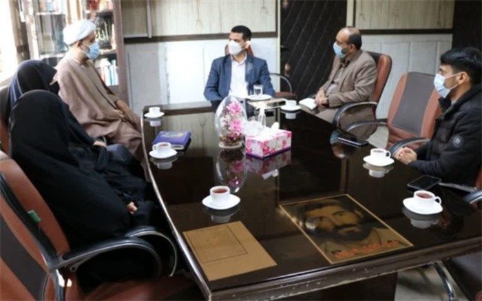 دیدار مسئول اتحادیه انجمن‌های اسلامی استان با مدیرآموزش و پرورش ناحیه دو شهرری