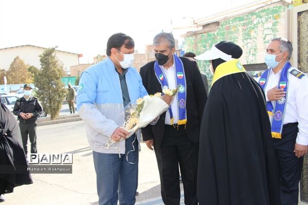 برگزاری بیست و سومین مانورسراسری زلزله در دبیرستان هاجر