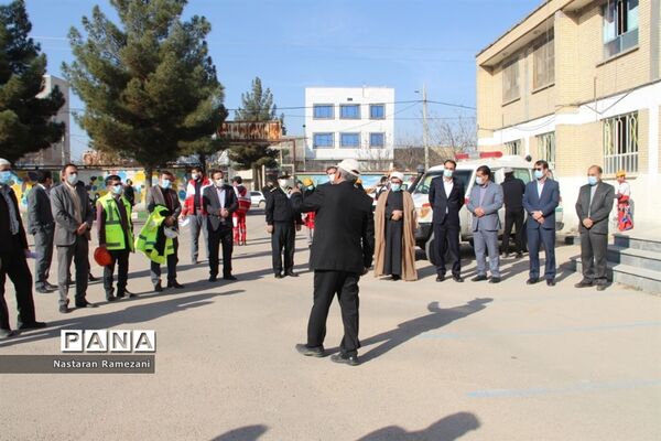 برگزاری مانور زلزله در مدارس بجنورد