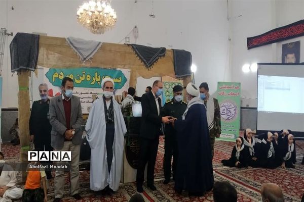 برگزاری بزرگترین گردهمایی بسیجیان روستای دهنو، خلیل‌آباد