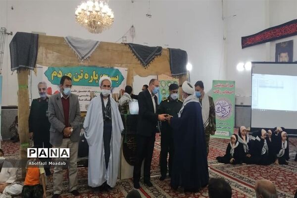 برگزاری بزرگترین گردهمایی بسیجیان روستای دهنو، خلیل‌آباد