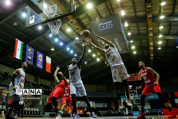 دیدار تیم‌های بسکتبال ایران و بحرین