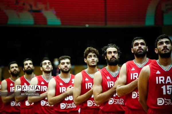 دیدار تیم‌های بسکتبال ایران و بحرین