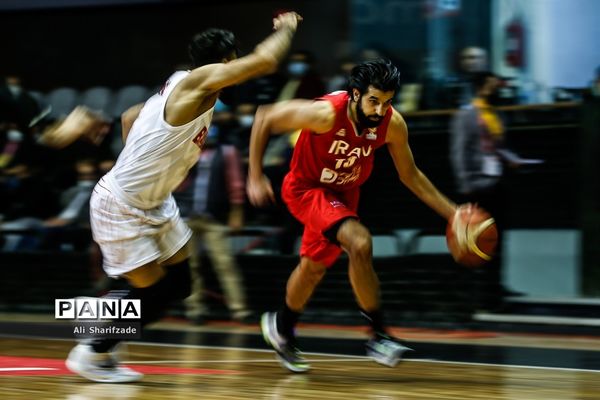 دیدار تیم‌های بسکتبال ایران و بحرین
