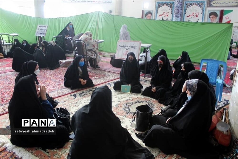 اجتماع بسیجیان در نماز جمعه شهرستان گلوگاه