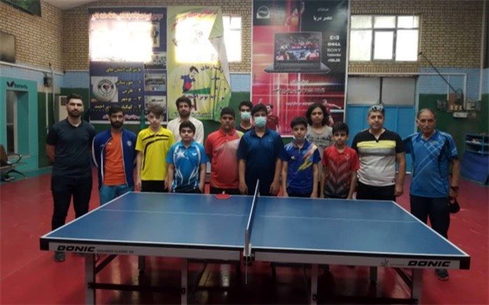 مسابقات انتخابی استعدادهای برتر تنیس روی میز پسران استان بوشهر برگزار شد