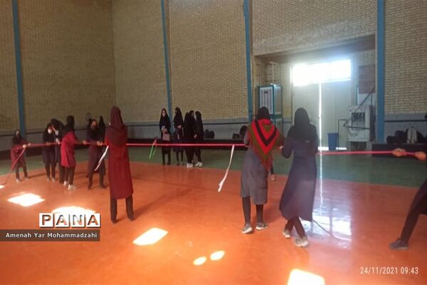 برگزاری مسابقات ورزشی ویژه مدارس دخترانه شهرستان گلشن