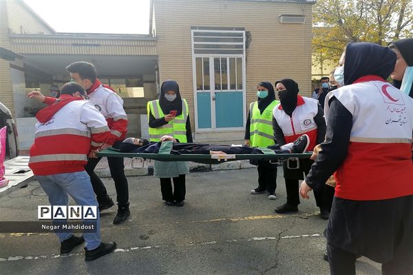 برگزاری بیست و سومین مانور سراسری زلزله در منطقه۱۸