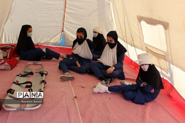 مانورآمادگی مقابله با زلزله درشهرستان اسلامشهر