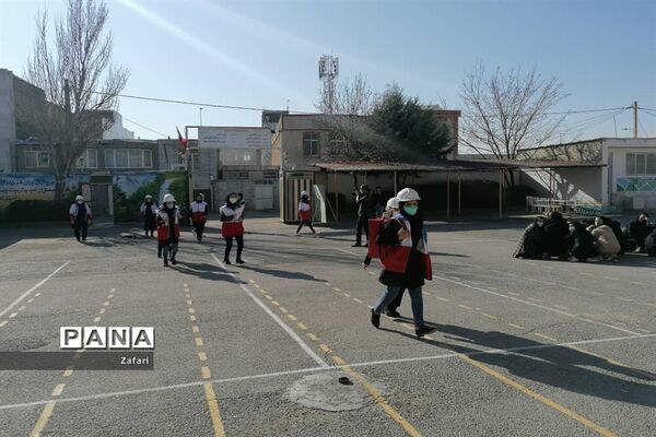 مانور آمادگی دربرابر زلزله