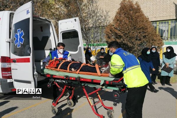 مانور آمادگی دربرابر زلزله
