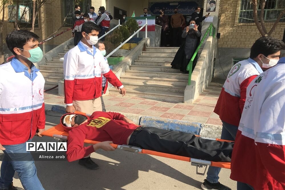 بیست و سومین مانور سراسری زلزله در ورامین