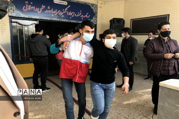 بیست و سومین مانور سراسری زلزله در ورامین