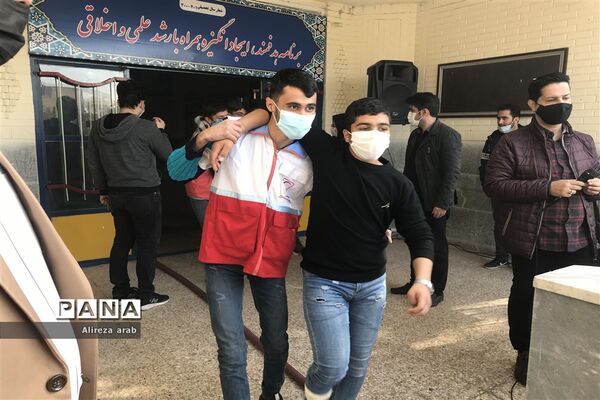 بیست و سومین مانور سراسری زلزله در ورامین