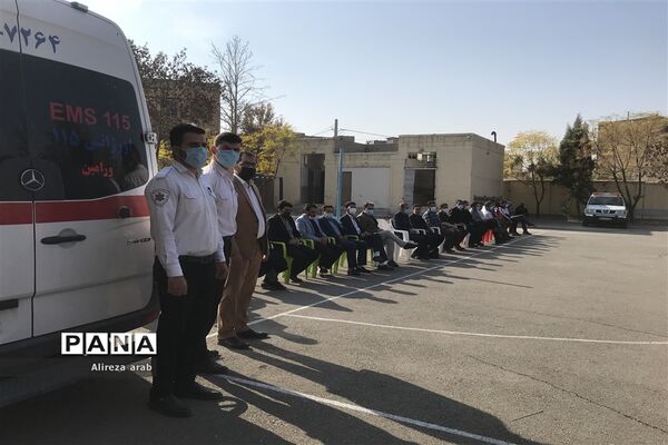بیست و سومین مانور سراسری زلزله در ورامین